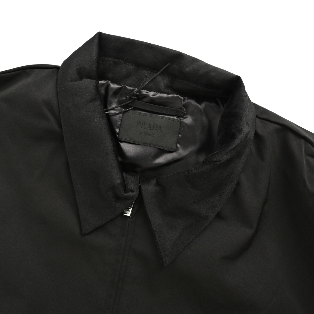 Prada 24Fw corduroy collar jacket