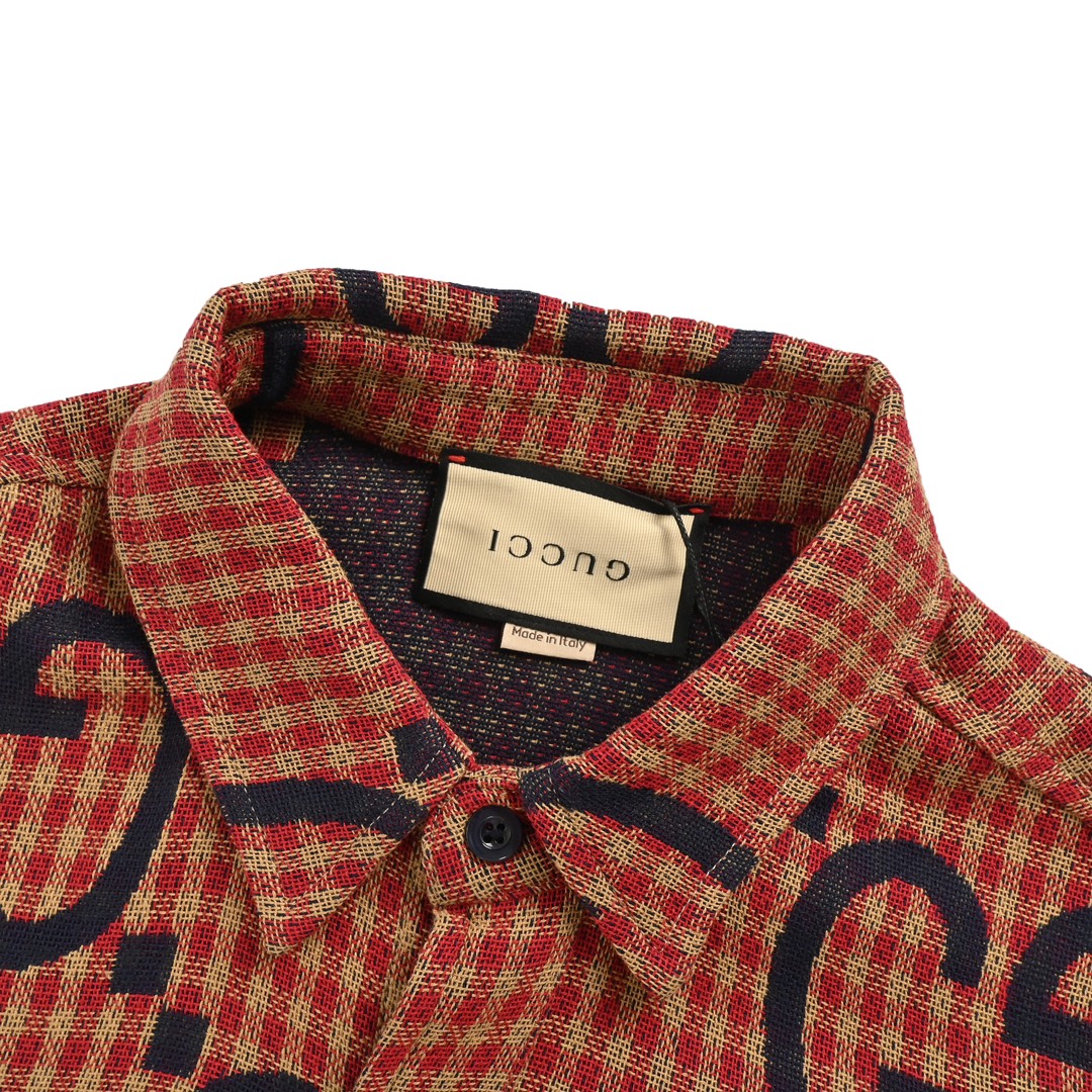 Gucci 24Fw Double G Check Shirt