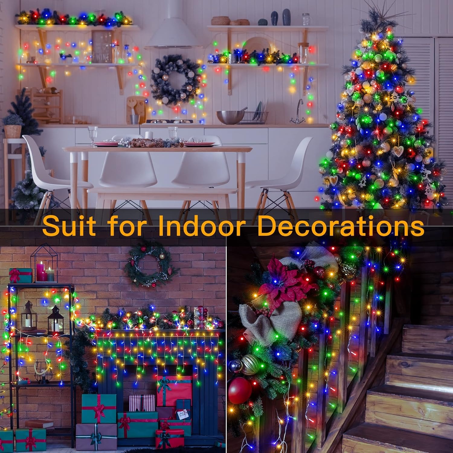 🏆Flash Sale⚡Icicle Lights for Outside 486LED with Remote 8Modes Timers Waterproof, Plug in Connectable