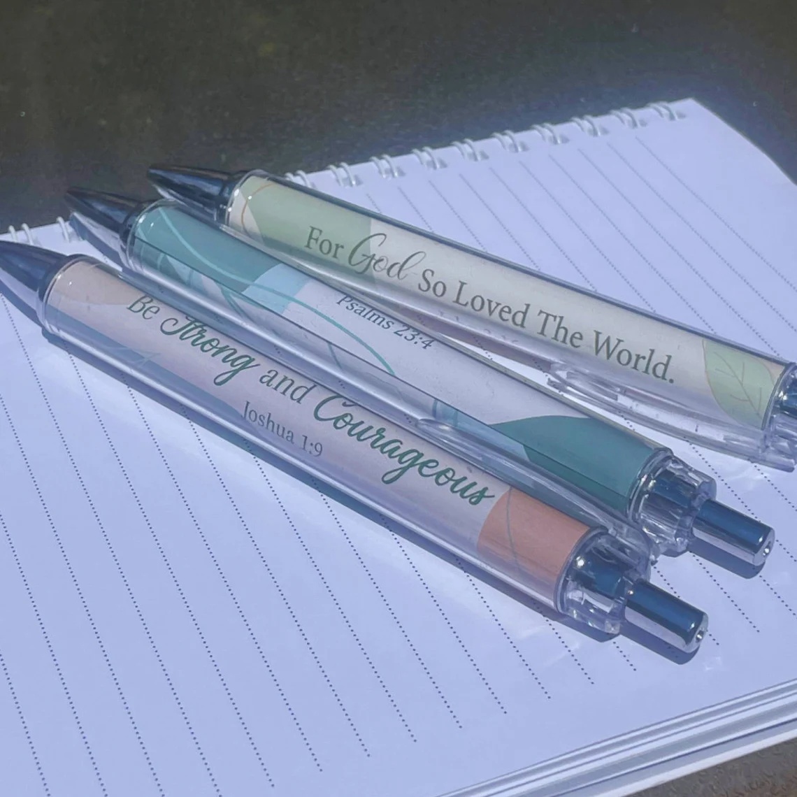 Faith-Based Scripture Pens | Gift Set for Christians
