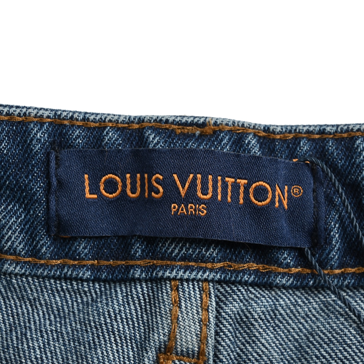 Louis Vuitton 24Fw sun-faded washed denim jacket