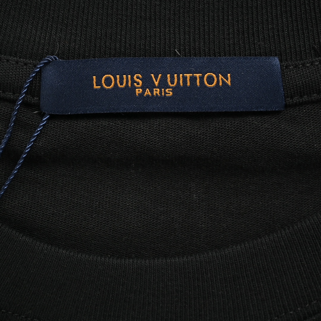 Louis Vuitton 24ss colorful necklace pendant short sleeve