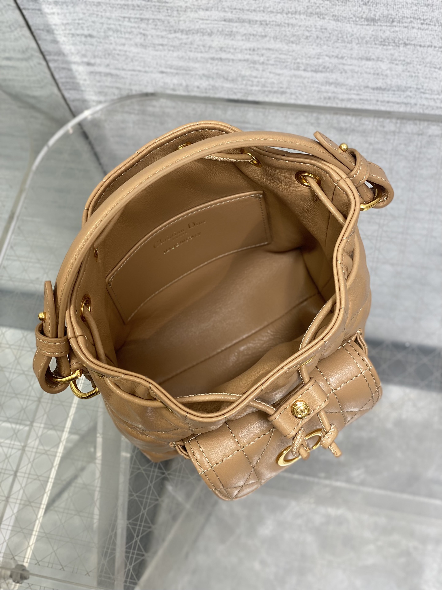Dior micro Caro bucket bag