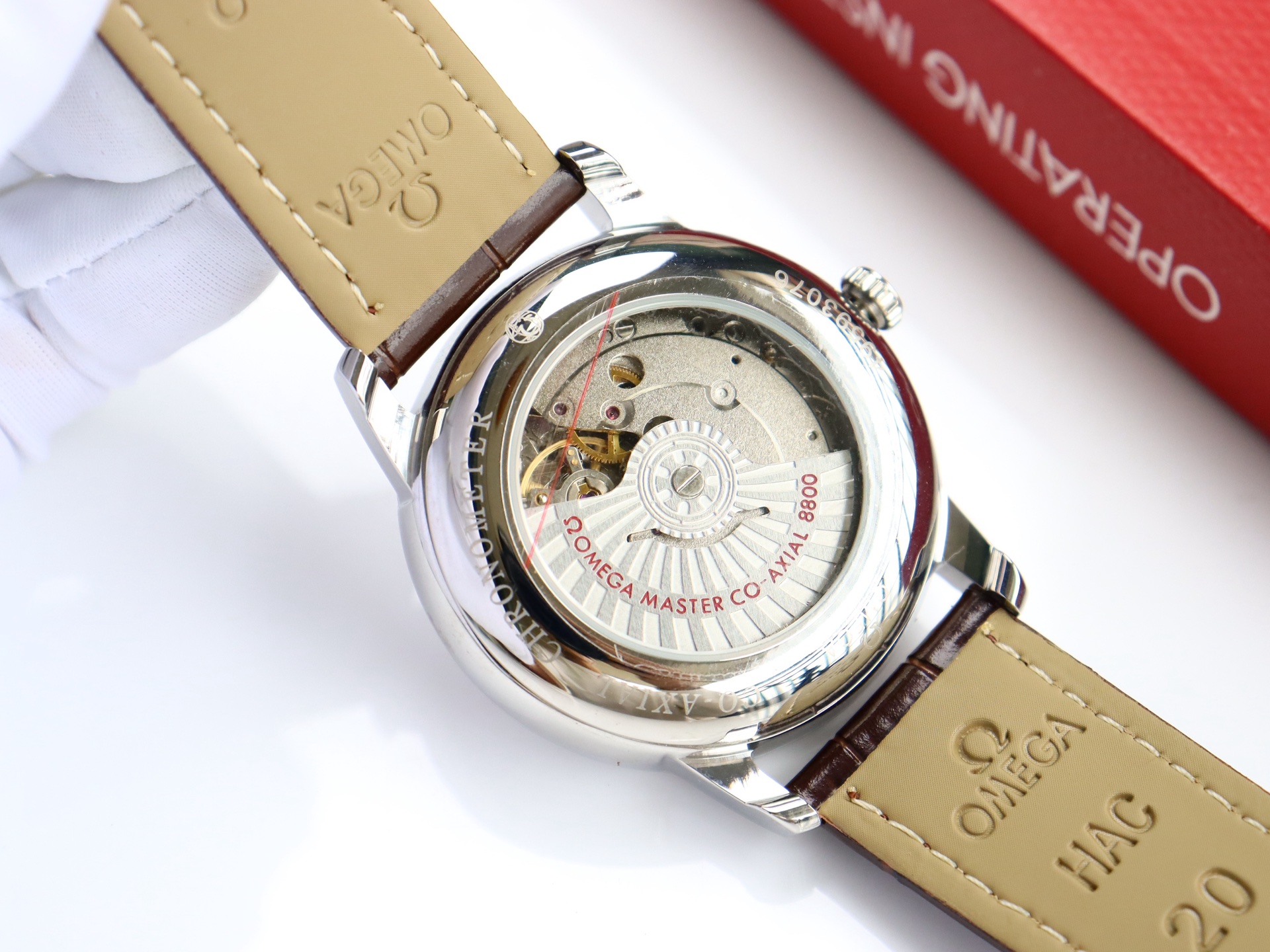 Omega De Ville series two-hand semi-mechanical men's watch