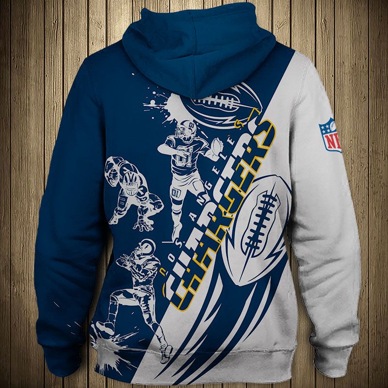 LOS ANGELES CHARGERS 3D HOODIE LLAC002