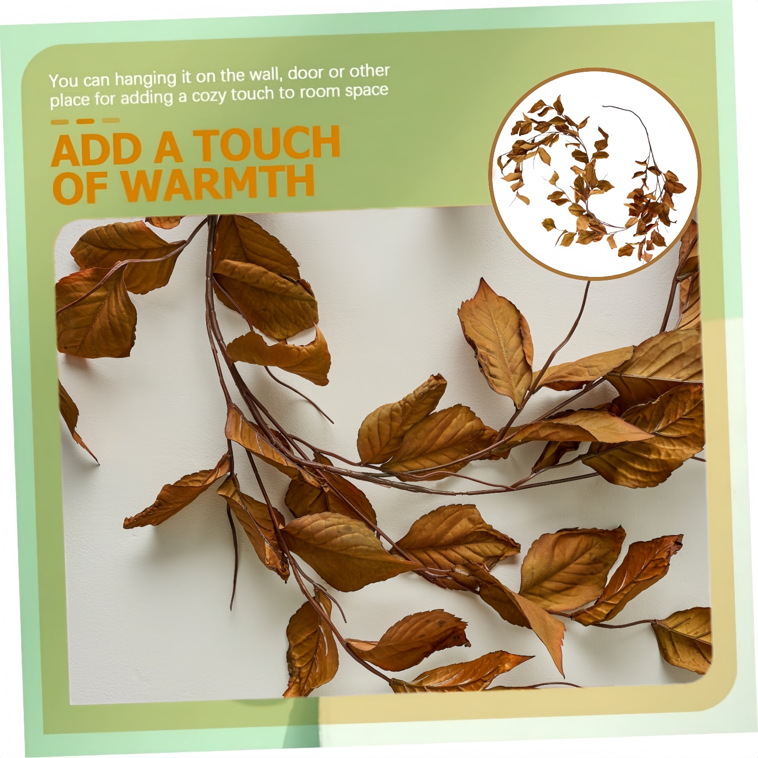 🏆Flash Sale⚡Magnolia Leaf Garland - UV resistant, Waterproof, Windproof