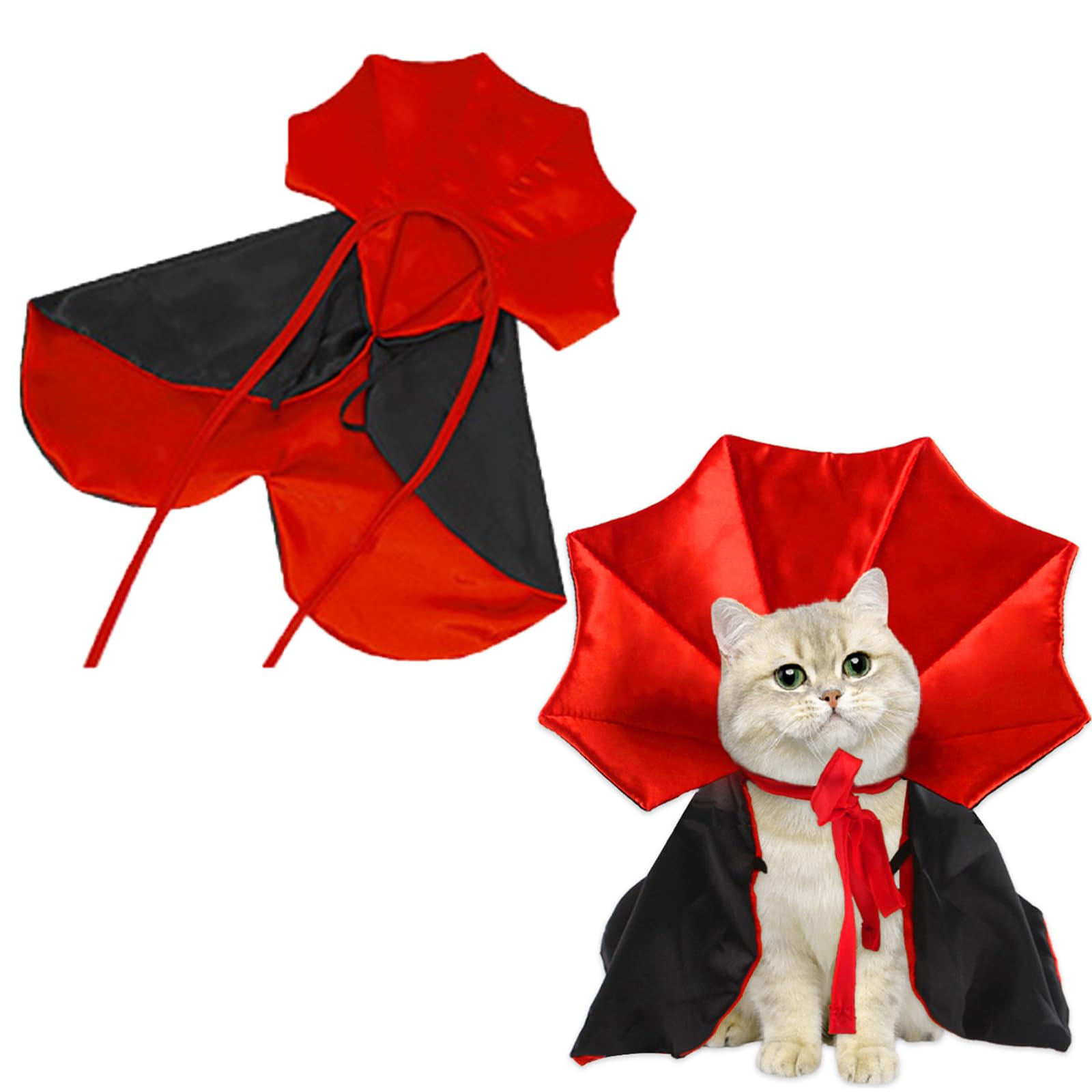 🦇Vampire Cloak Halloween Pet Cosplay🐾