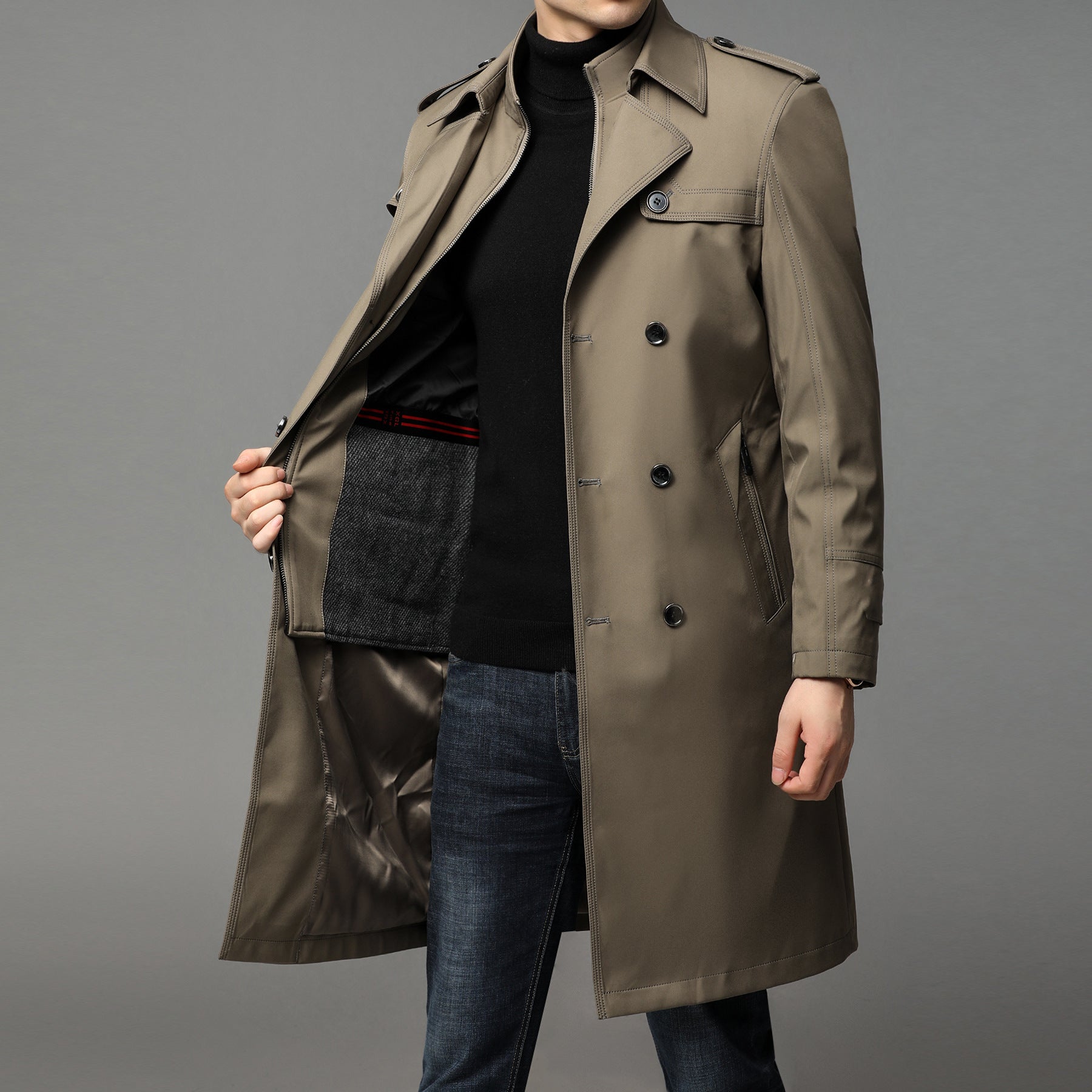 Luxury Men's Trench Coat