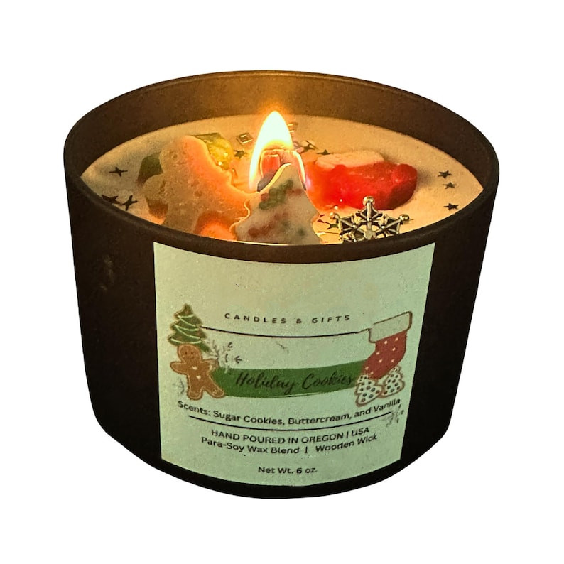 Holiday Cookies Christmas candle