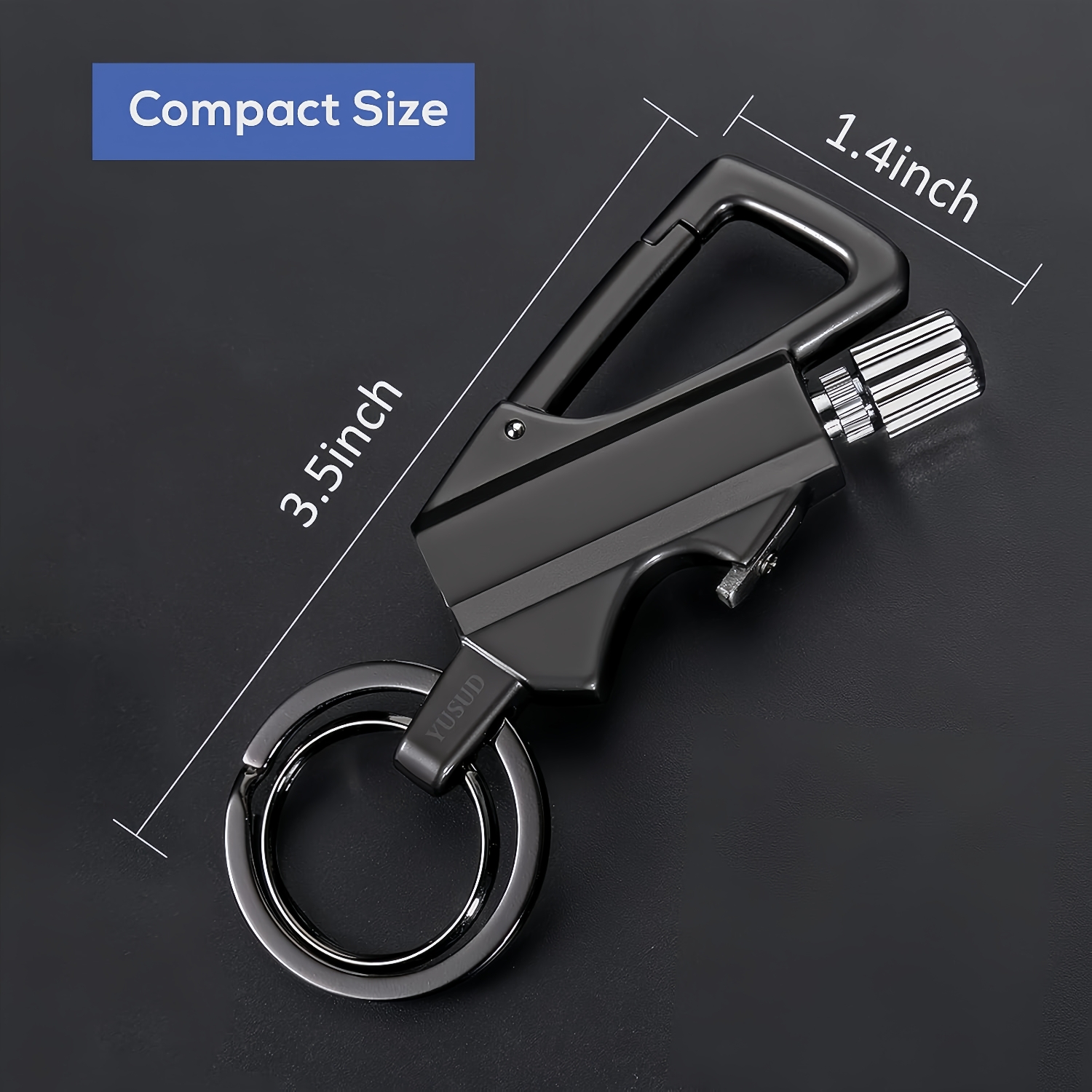 💥ON SALE💥- Permanent Match Infinity Lighter with Multitool Keychain Bottle Opener