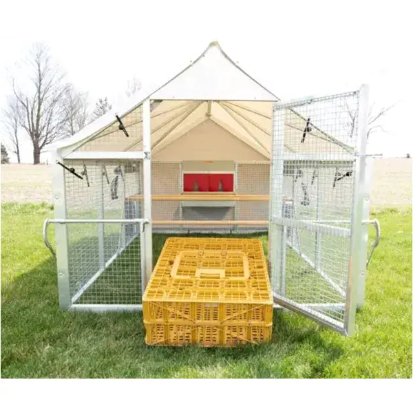 PRODUCERS PRIDE GALVANIZED METAL CHICKEN COOP