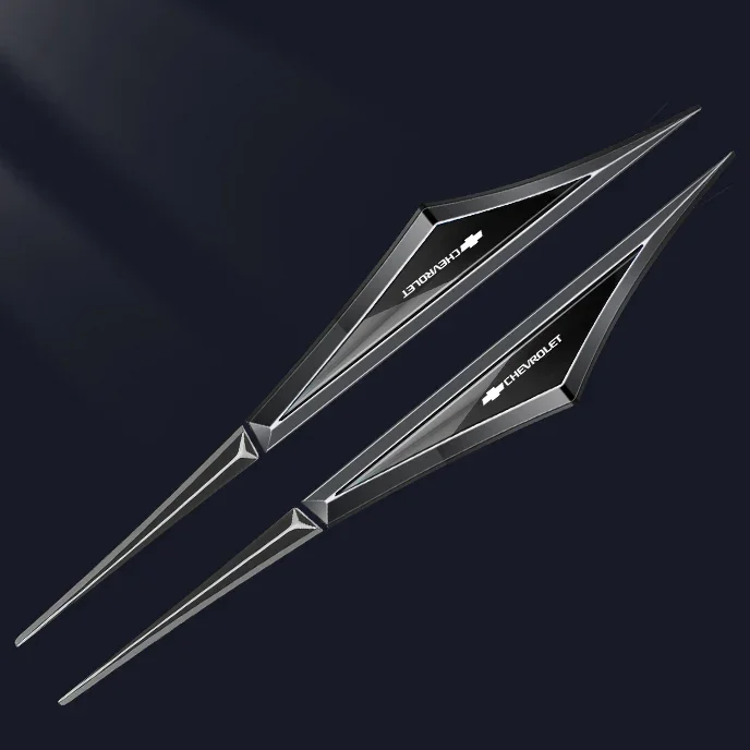 Universal 3D Blade Fender Side Marker Body Fender Decoration (2PCS)