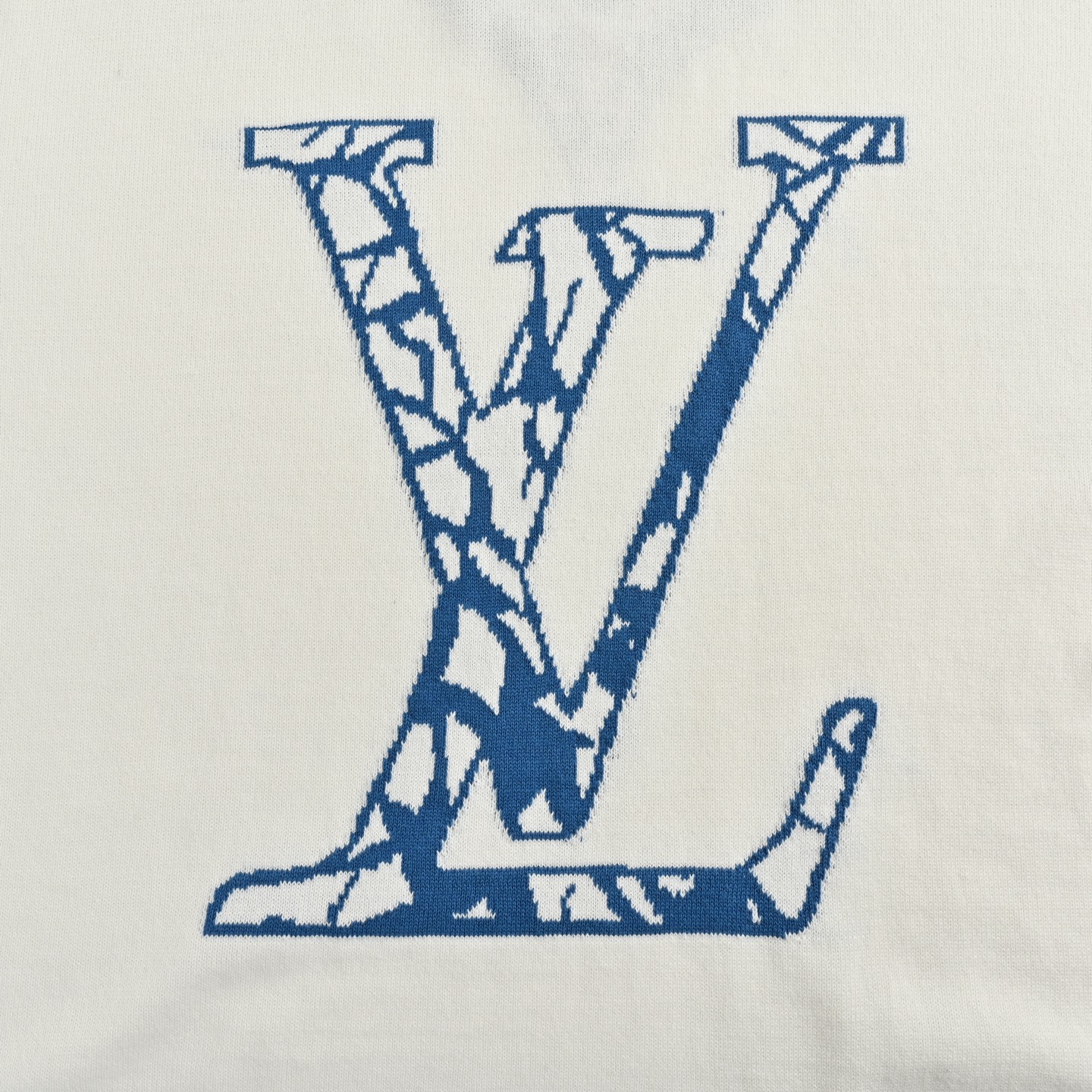 Louis Vuitton Ski Collection jacquard logo knitted short sleeves