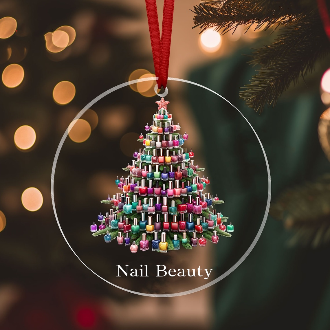 💅Nail Beauty Christmas Tree Ornament