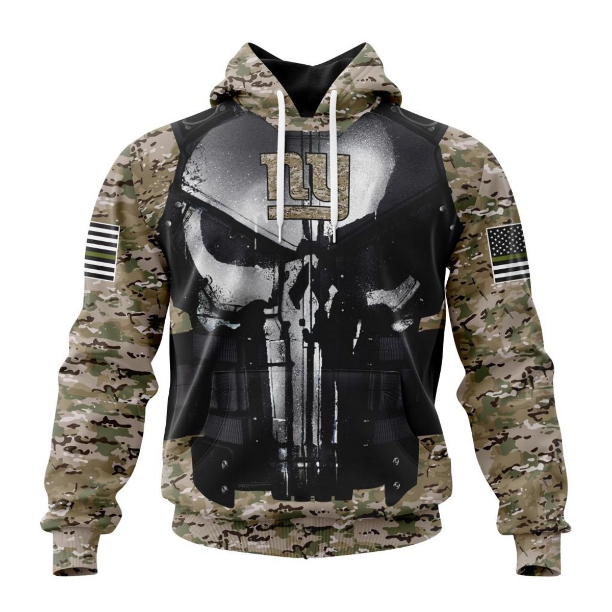 NEW YORK GIANTS 3D HOODIE SPECIAL VETERAN KITS