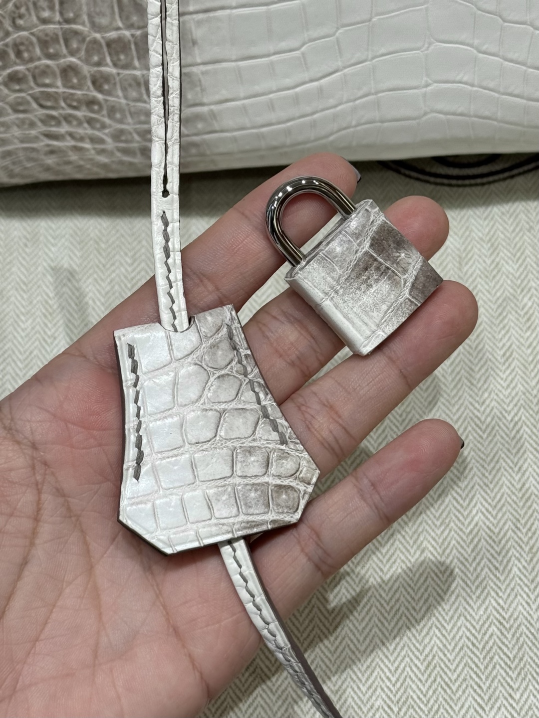 Hermès Birkin 25 Himalaya handbag (handmade to order)