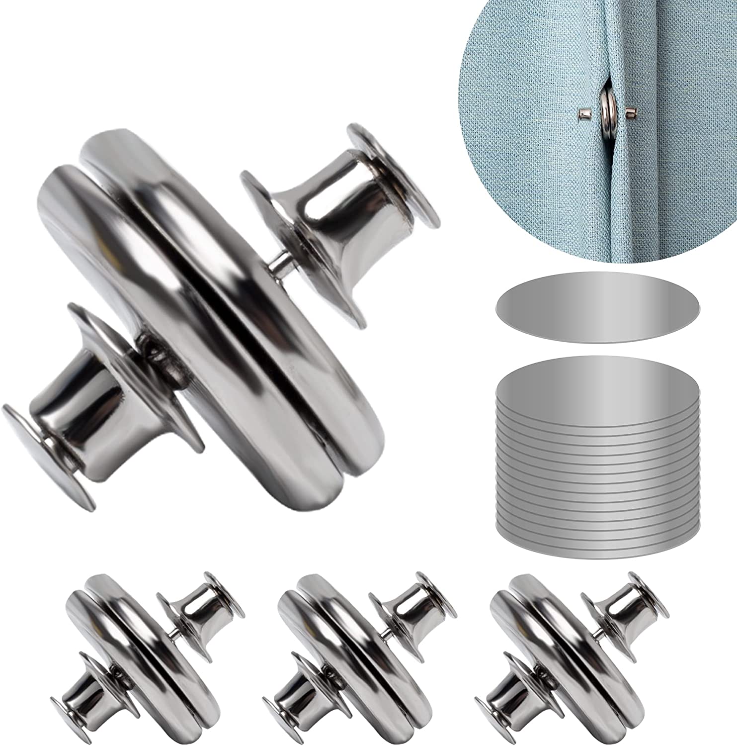 (🔥HOT SALE - 49% OFF🔥) Curtain Light Leakage Prevention Button (1 PAIR)💕