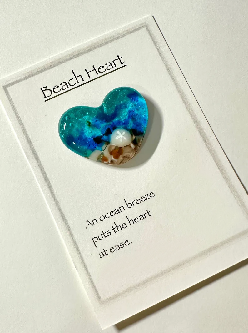 Beach Heart Pocket Hug