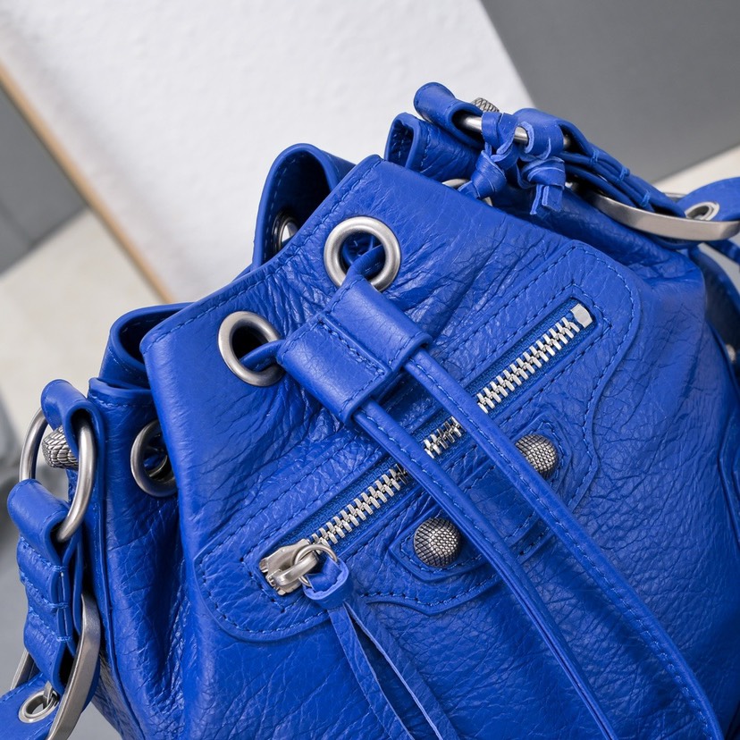 Balenciaga Lecagole Bucket Motorcycle Bag