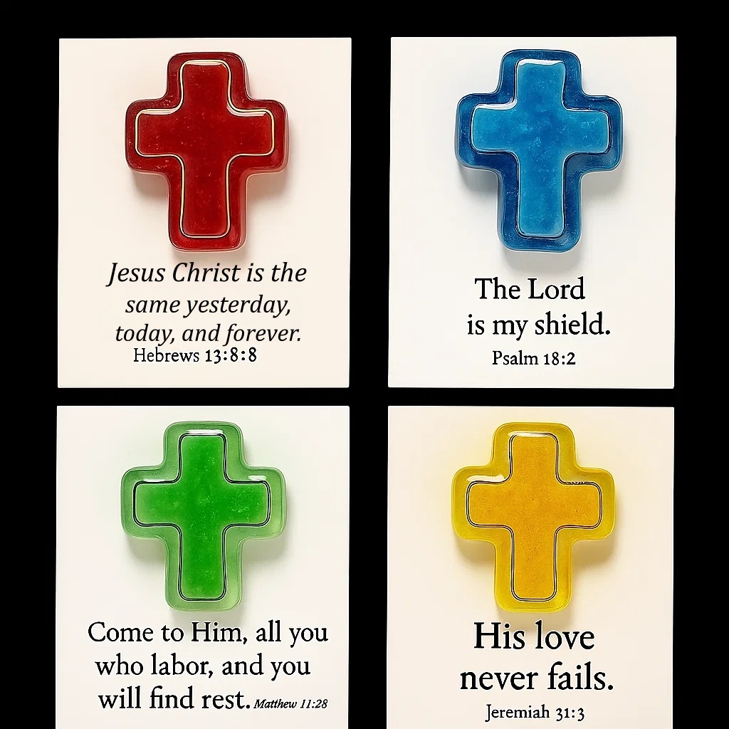 2025 Cross Molten Glass Pocket Hug Advent Calendar-24DAYS