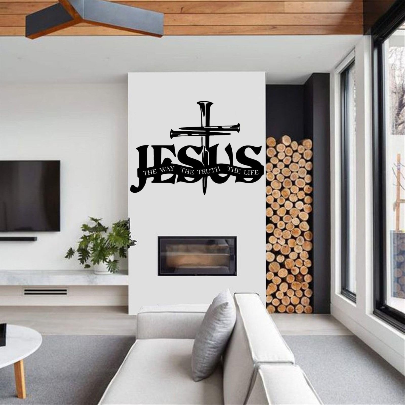 🔥Super Sale - 49% OFF🔥Jesus & Cross Design Wall Art (20 x 14 inches)