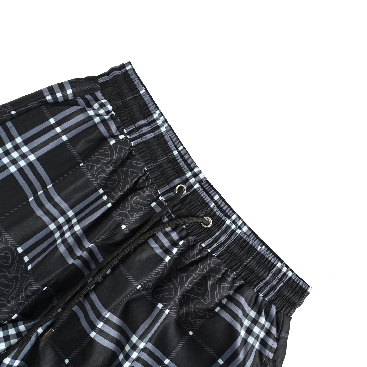 Burberry 25ss check print beach shorts