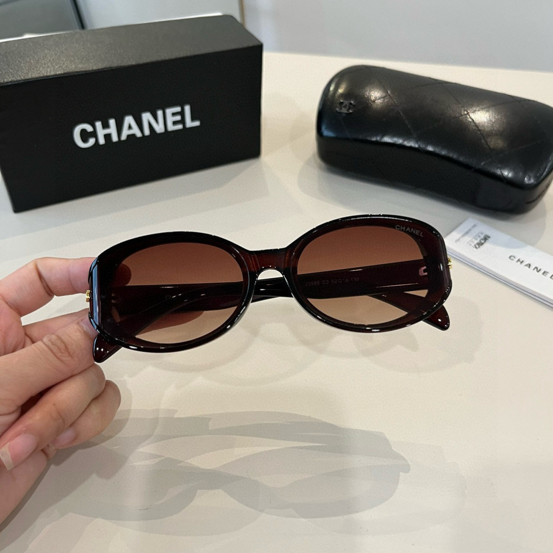 Chanel round frame sunglasses
