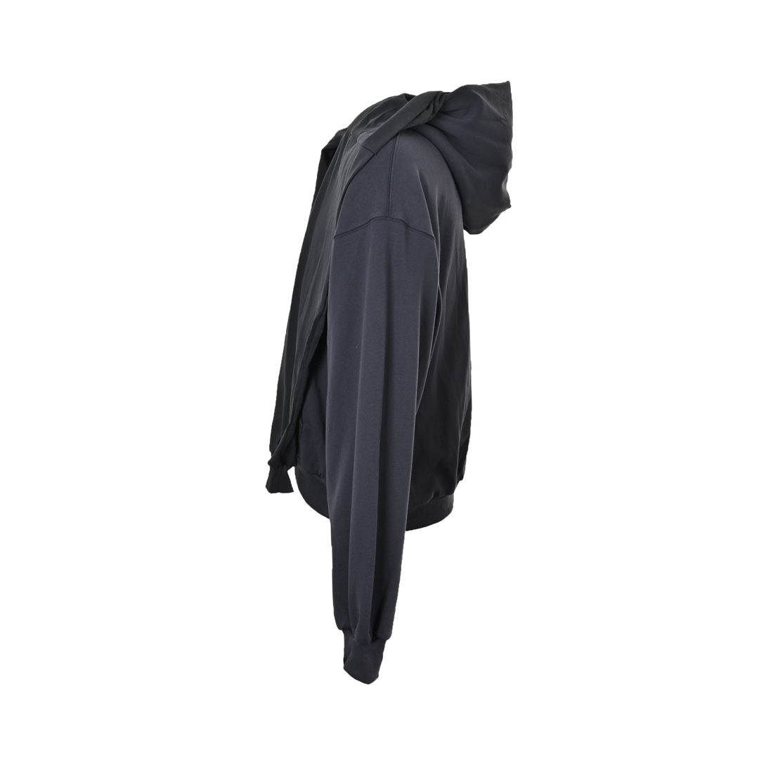 Balenciaga 24Fw heavy-duty faux two-piece zipper jacket