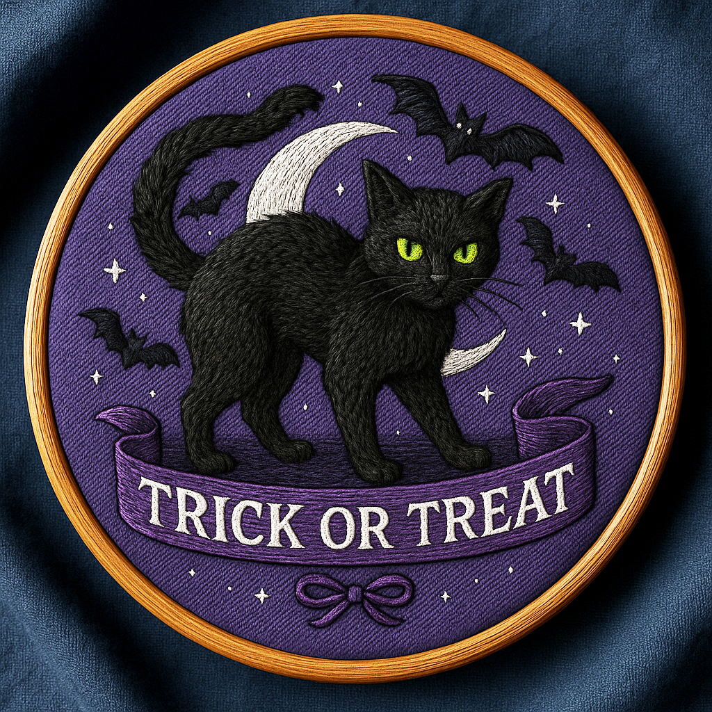 DIY Halloween Embroidery Kit Series