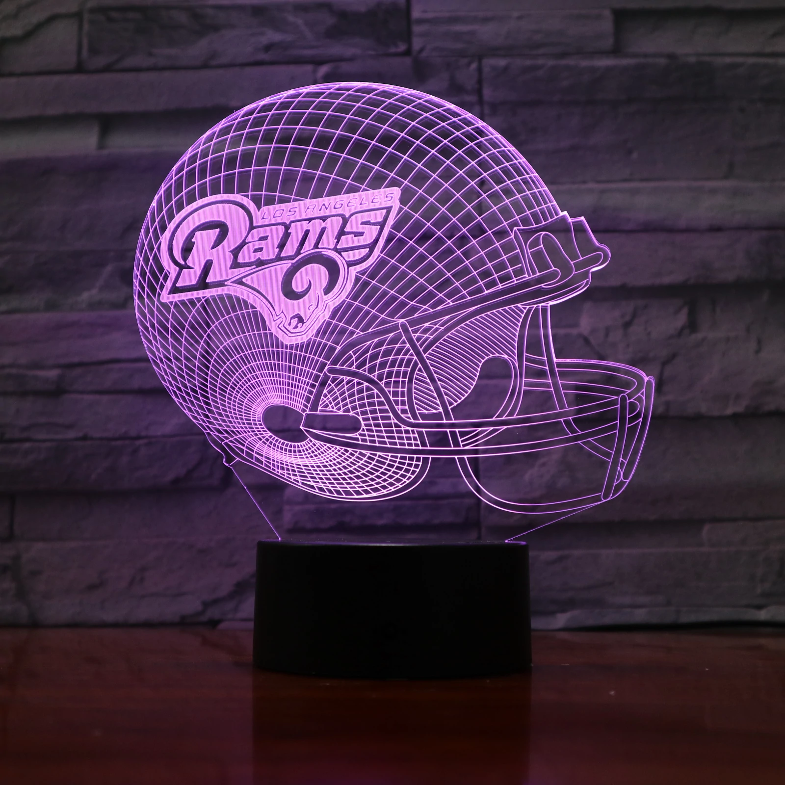 LOS ANGELES RAMS 3D LED LIGHT LAMP