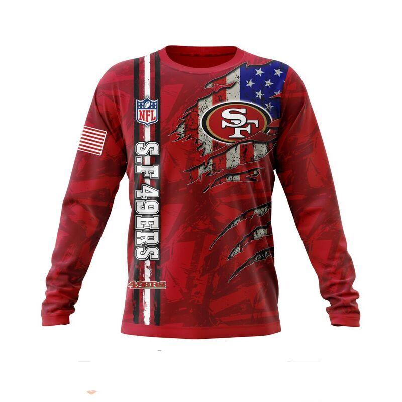 SAN FRANCISCO 49ERS 3D HOODIE SKULL0802