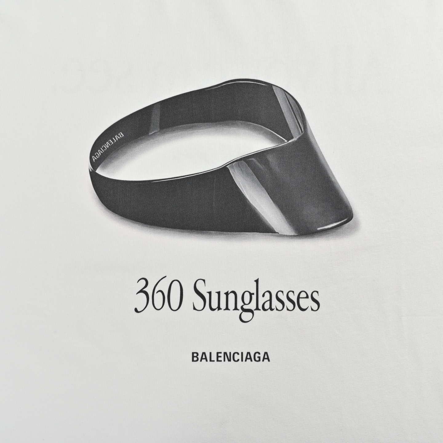 Balenciaga 25ss sunglasses print short sleeve