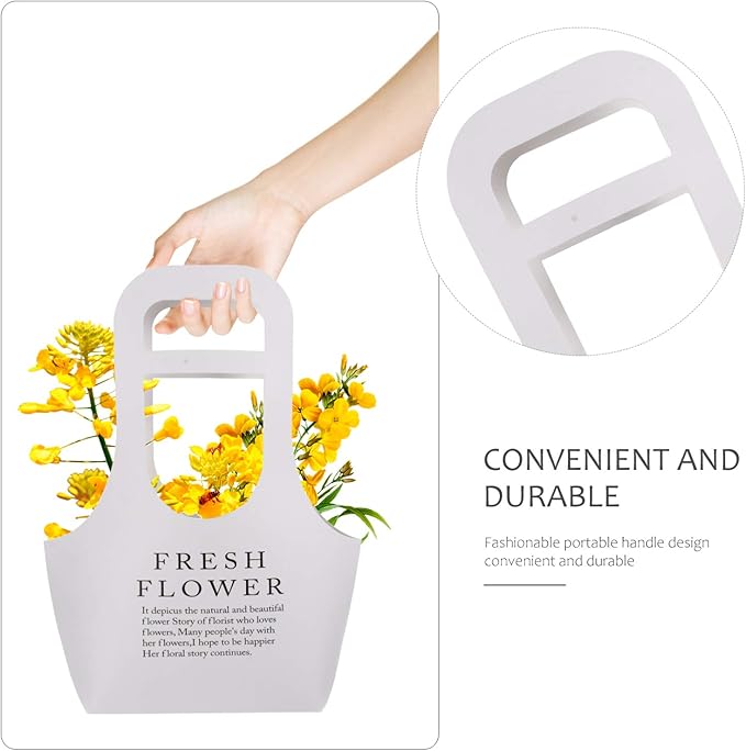 🛍️🌺Cute kraft - paper flower - carrying handbags（💥Buy One Get One Free💥）
