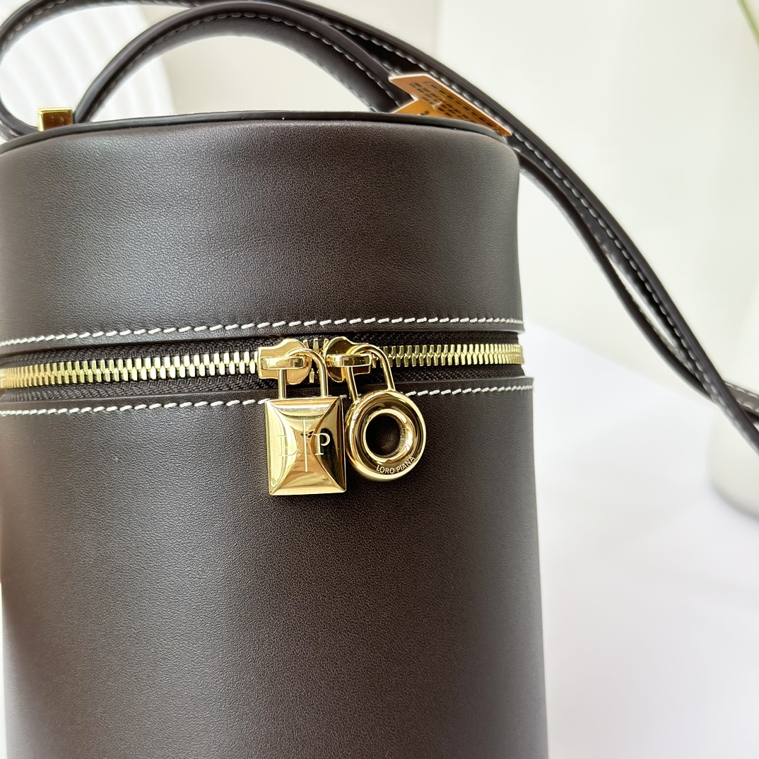Loro Piana Extra Case Small Bucket Bag