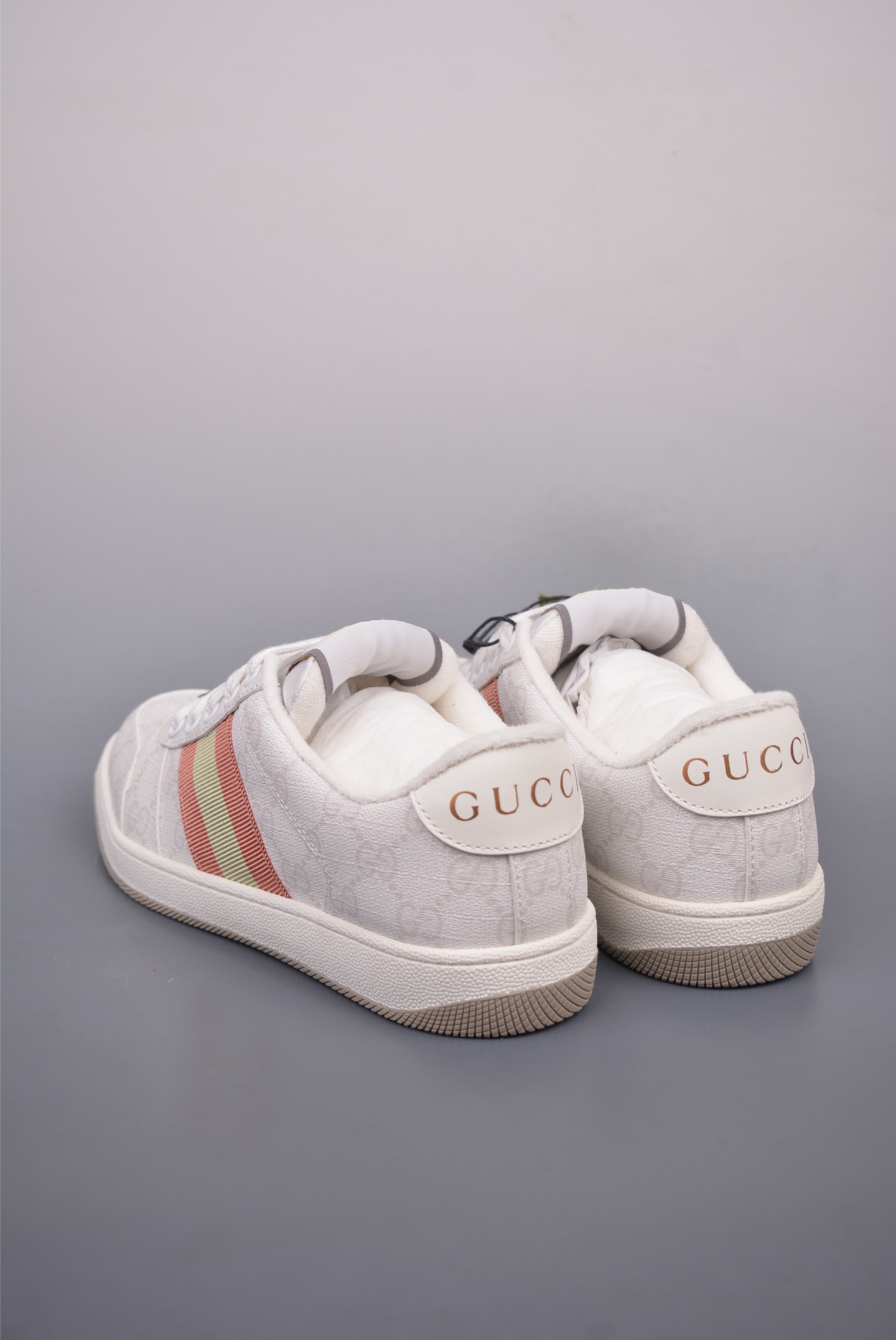 Gucci Screener GG Sneaker Low White Woodgrain Cloth