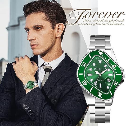 Men's Watch Stainless Steel Twisted