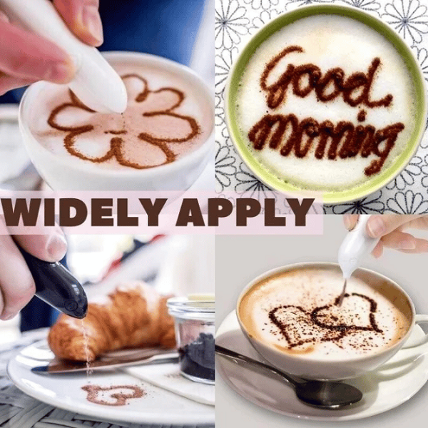 (🔥Last Day Promotion-SAVE 50% OFF) DIY Coffee,Cake Carving Electric Pens -BUY 3 SAVE $9 & FREE SHIPPING