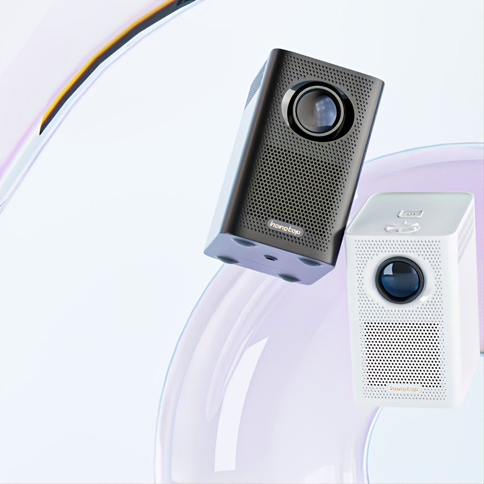 1pc Mini & Smart Portable Movie Projector With WiFi, Compatible With IOS/Android/HDMI/USB