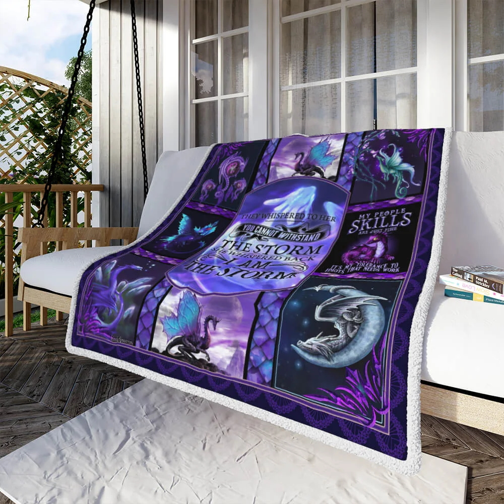 Dragon Sofa Throw Blanket