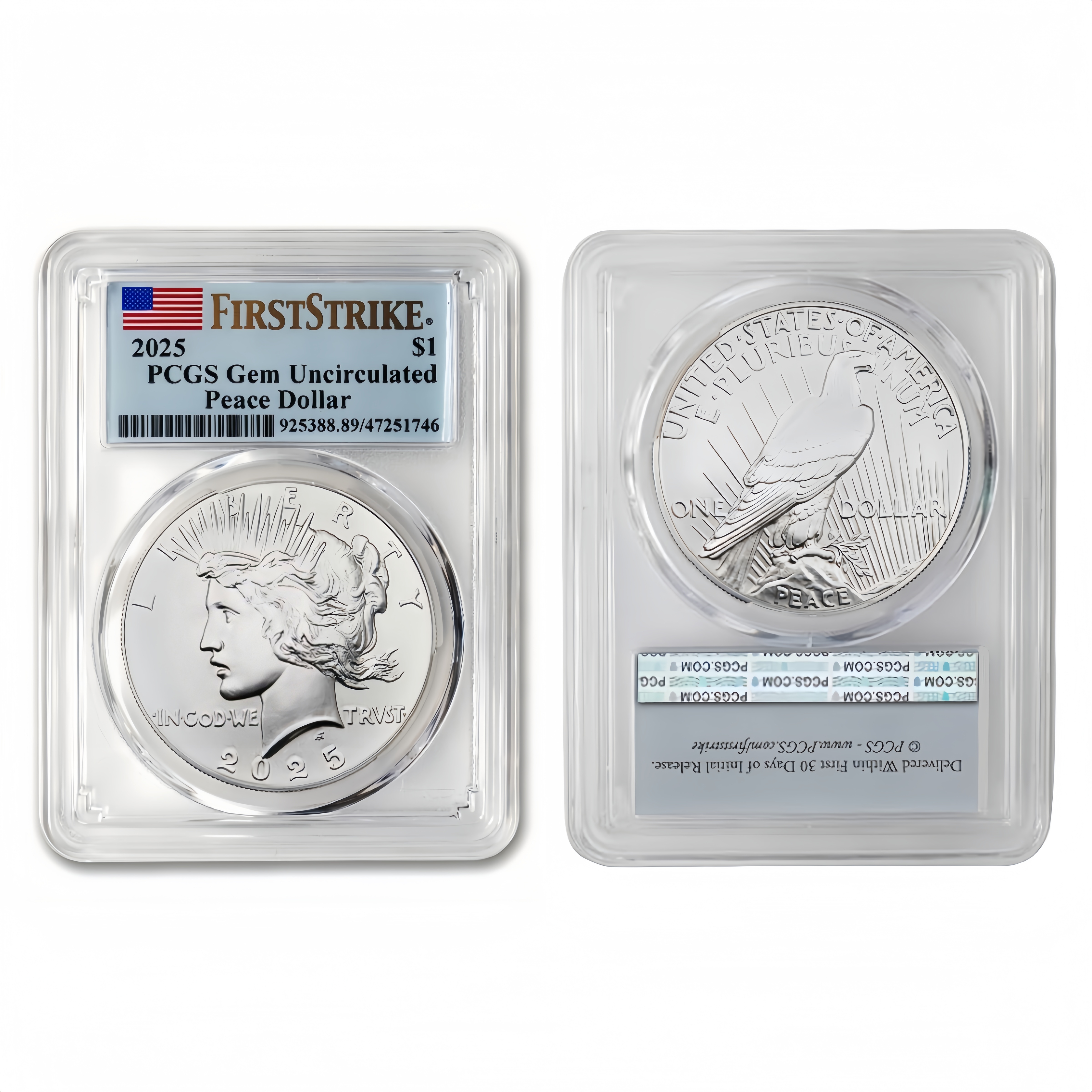 1 Oz 2025 Peace Silver Dollar – Pure Silver • Limited Release • Limited-Time Factory Price