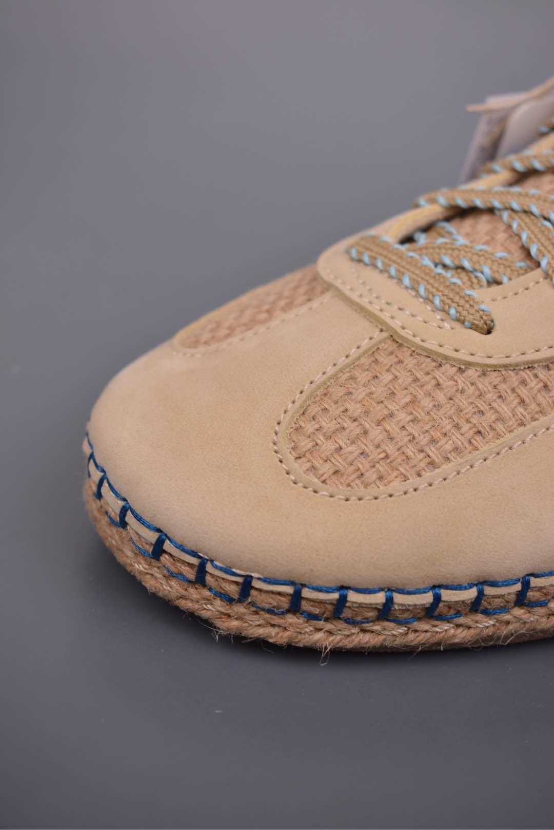 CLOT x Adidas GazelleLinen Khaki Light Blue IH364