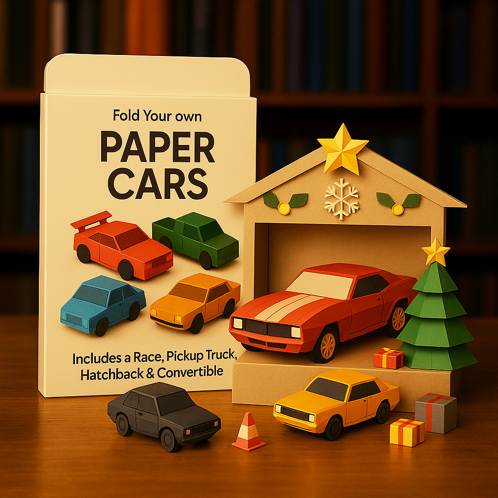 DIY Paper Cars Craft Kit