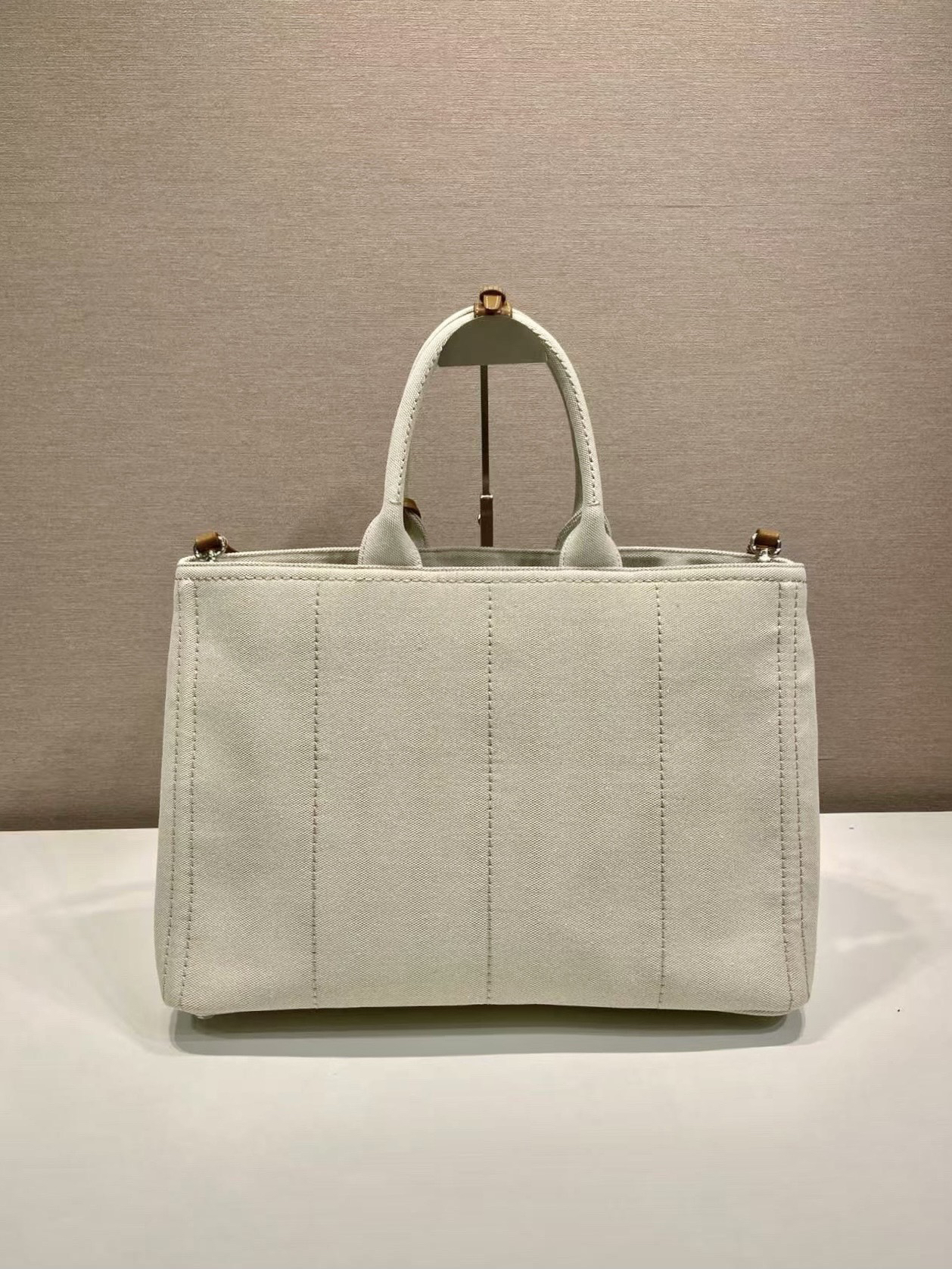 Prada Canvas Tote Bag 2VG131