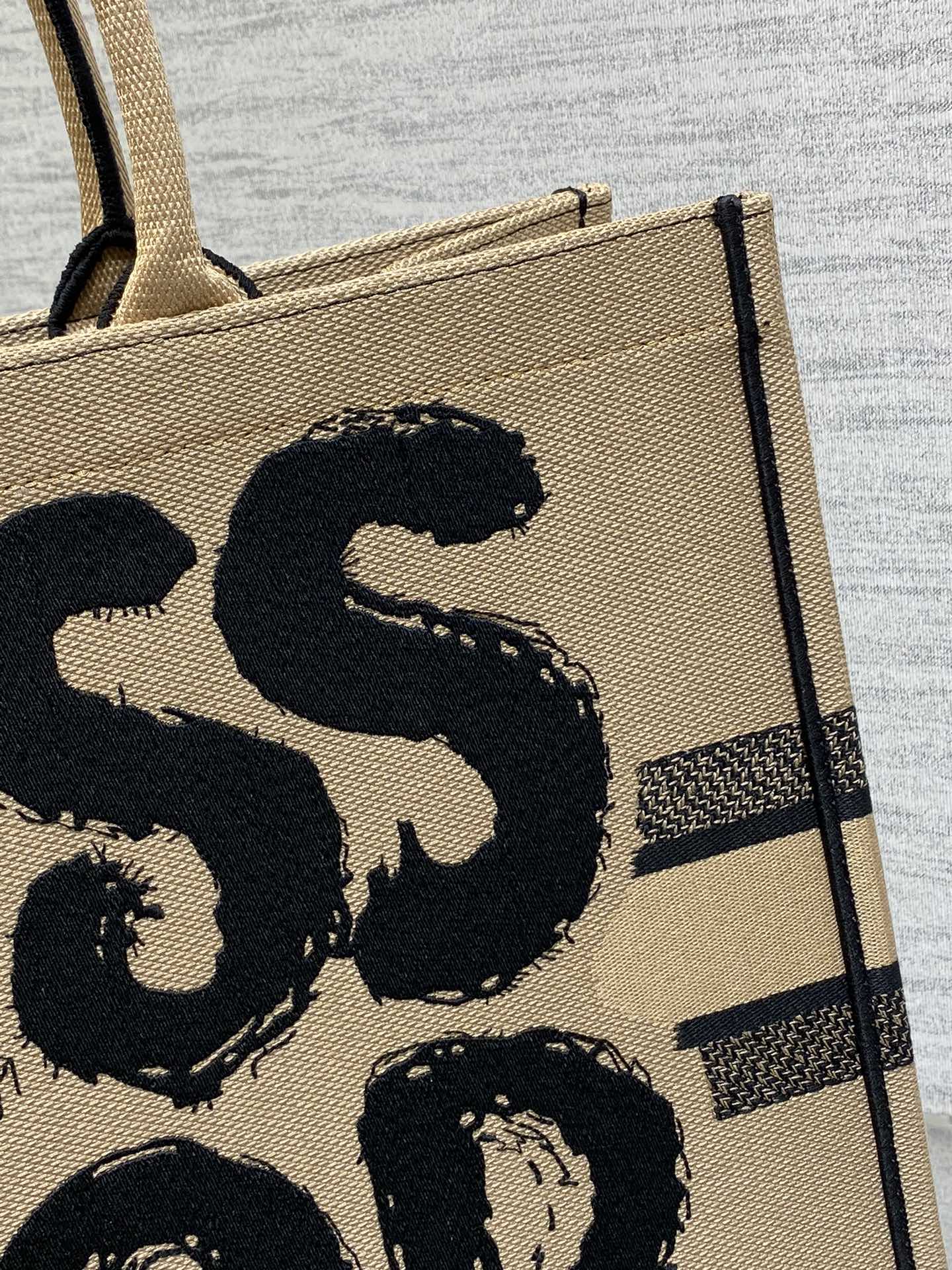 Dior Miss Embroidered Tote Shopping Bag