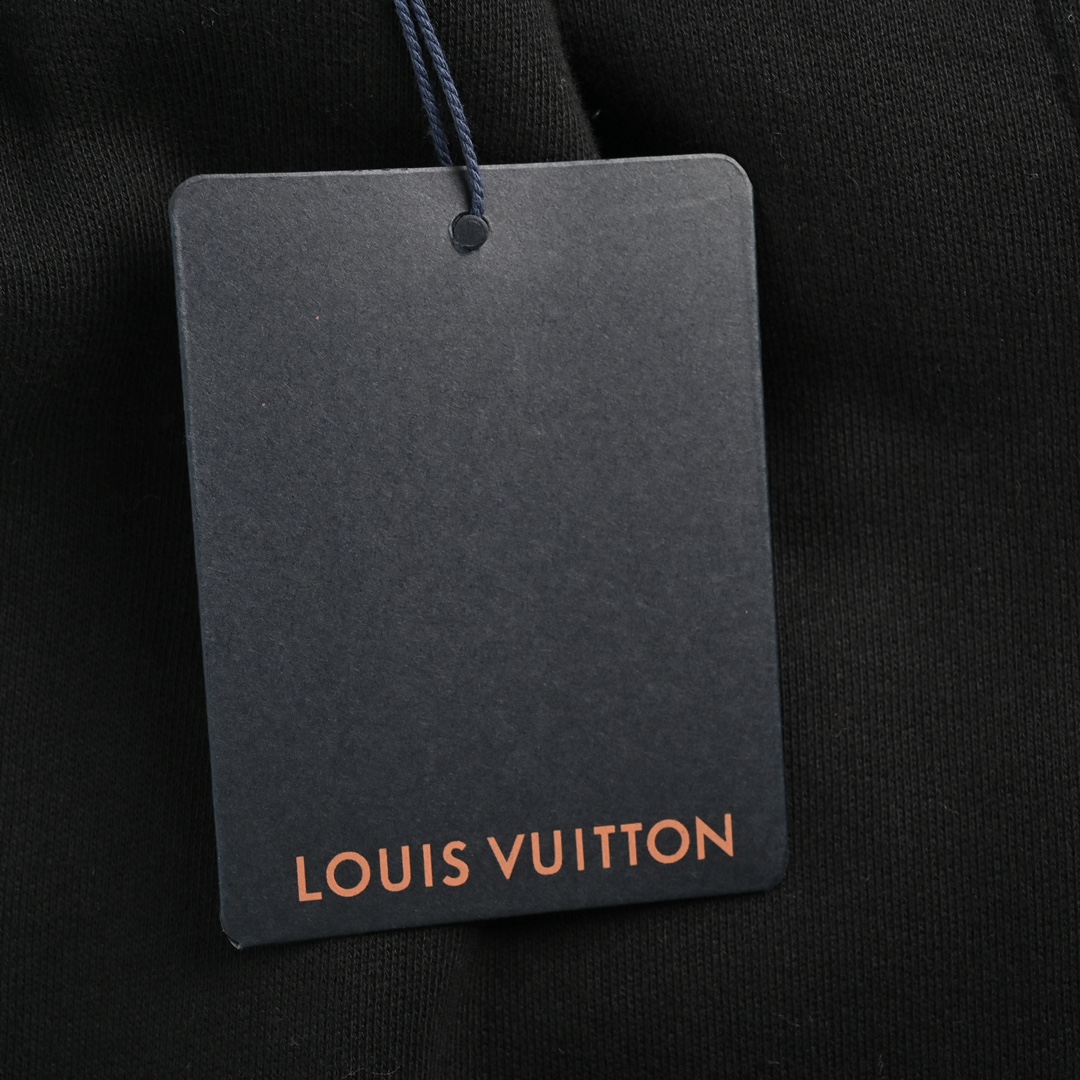 Louis Vuitton 23Fw pin-embroidered lettering cuffed trousers