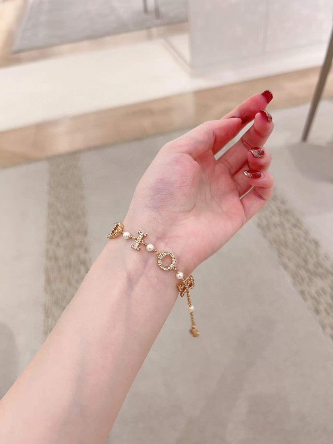 Dior Alphabet Diamond Bracelet
