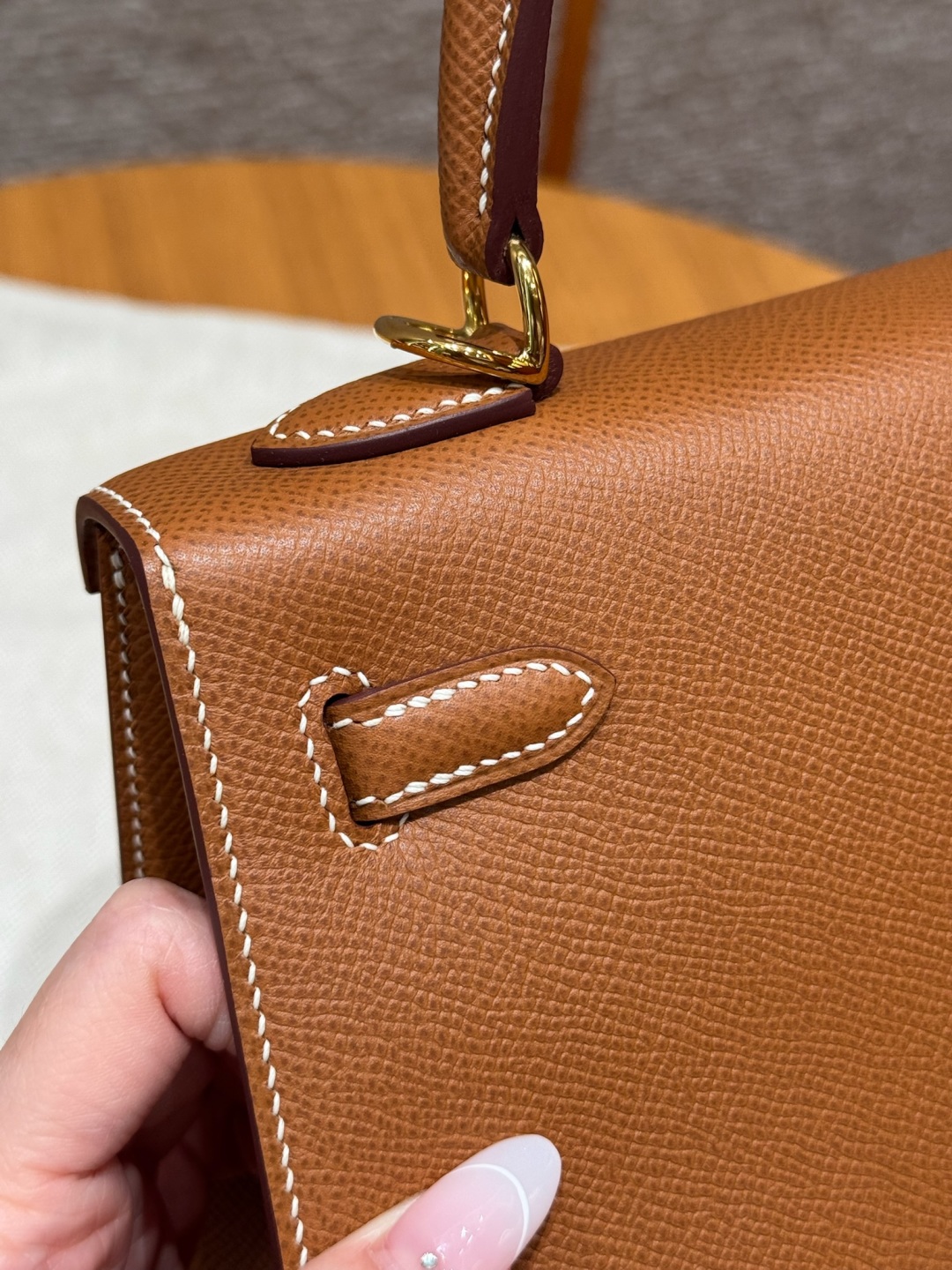 Hermès Kelly 37gold Handbag (Handmade to Order)