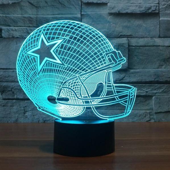DALLAS COWBOYS 3D LED LIGHT LAMP