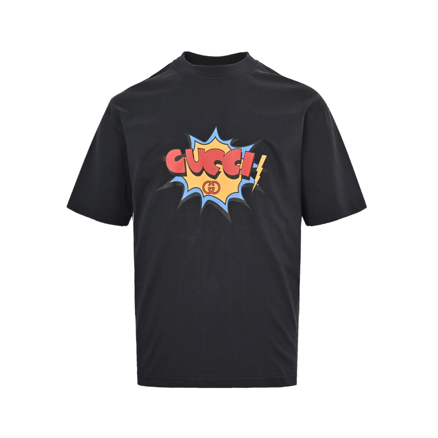 Gucci 25ss explosive letter print short-sleeve