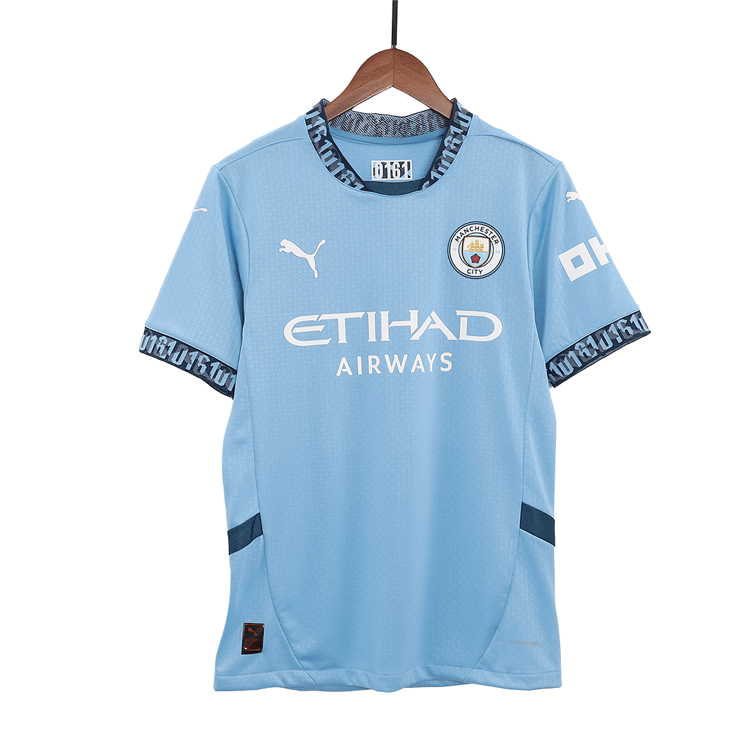 Authentic RODRIGO #16 Soccer Jersey Manchester City 2024/25-UCL